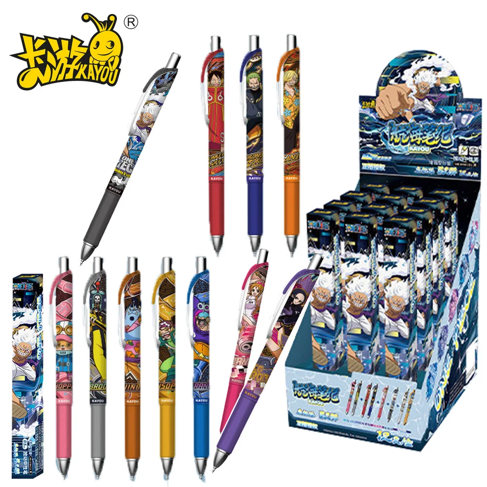 New Original KAYOU One Piece Stationery Blind Box Monkey D. Luffy Pattern Gel Pens Smooth Writing Tools Gifts for Anime Fans
New Original KAYOU One Piece Stationery Blind Box Monkey D. Luffy Pattern Gel Pens Smooth Writing Tools Gifts for Anime Fans