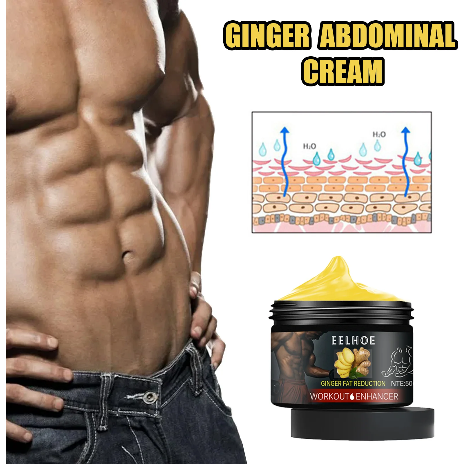 EELHOE Ginger Fat Burning Cream Anti-cellulite Full Body Slimming Firming Remove Tummy Fat Effective Reduce Cream Slimming
EELHOE Ginger Fat Burning Cream Anti-cellulite Full Body Slimming Firming Remove Tummy Fat Effective Reduce Cream Slimming