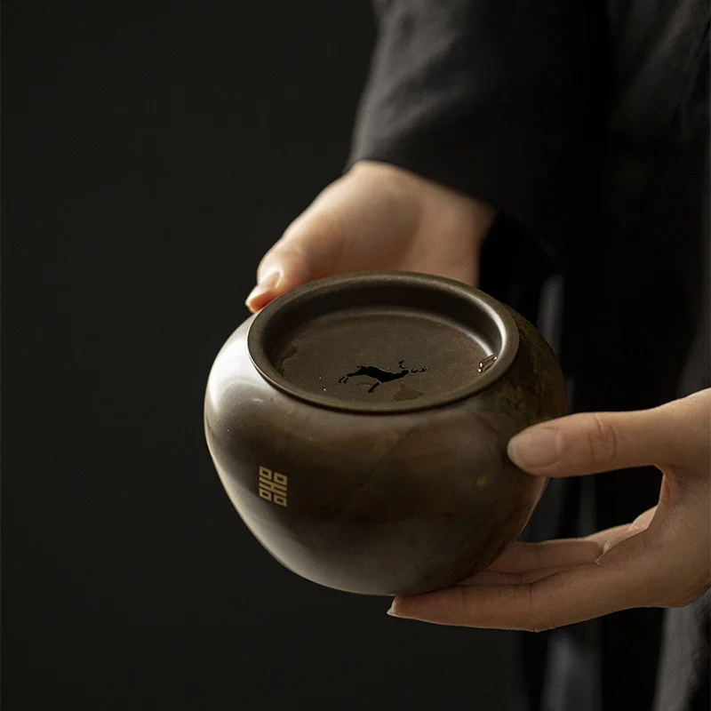 Premium Handcrafted Pure Copper Jian Shui, Vintage Tea Waste Jar with Deer Strainer, Chinese Tea Ceremony Accessory
Premium Handcrafted Pure Copper Jian Shui, Vintage Tea Waste Jar with Deer Strainer, Chinese Tea Ceremony Accessory