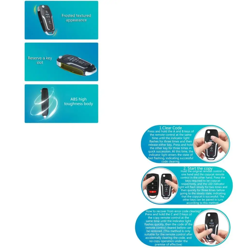 Remote Receiver & Transmitter 433Mhz 4 Channel Remote Control Duplicator
Remote Receiver & Transmitter 433Mhz 4 Channel Remote Control Duplicator