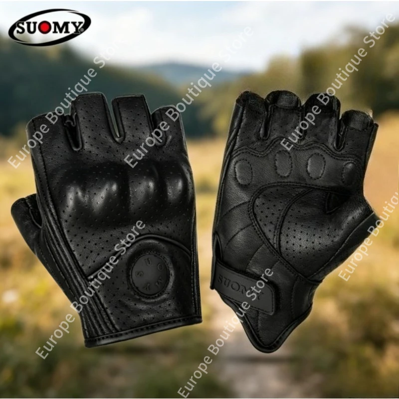2026 NEW Summer Retro Genuine Leather Half Finger Motorcycle Gloves Men Women Anti Fall Breathable Short Finger Riding Gear
2026 NEW Summer Retro Genuine Leather Half Finger Motorcycle Gloves Men Women Anti Fall Breathable Short Finger Riding Gear