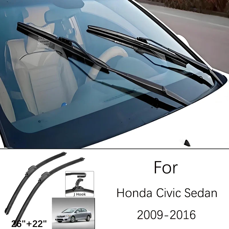 For Honda Civic Sedan 2009-2016 2010 2011 2012 2013 26 22 Inch Front Wiper Blades Windshield Windscreen Window Accessories
For Honda Civic Sedan 2009-2016 2010 2011 2012 2013 26 22 Inch Front Wiper Blades Windshield Windscreen Window Accessories