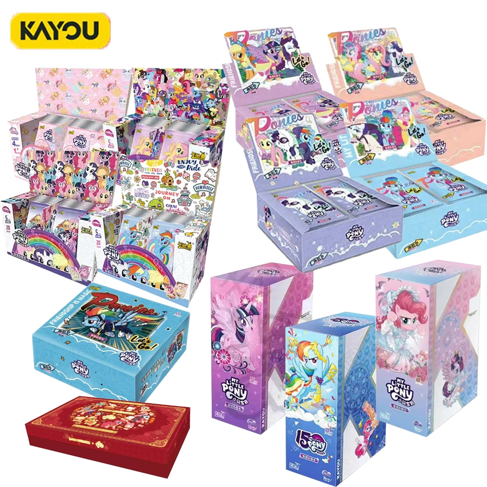 KAYOU Genuine My Little Pony Friendship Forever Cards CR Epic Gold Shadow Rare Collectible Trading Cards Gift Toys
KAYOU Genuine My Little Pony Friendship Forever Cards CR Epic Gold Shadow Rare Collectible Trading Cards Gift Toys