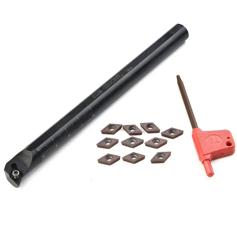 Practical Turning Replaces Tool Boring Holder + DCMT0702 Carbide Insert T8 Wrench Part 12mm Lathe Stock Latest
Practical Turning Replaces Tool Boring Holder + DCMT0702 Carbide Insert T8 Wrench Part 12mm Lathe Stock Latest