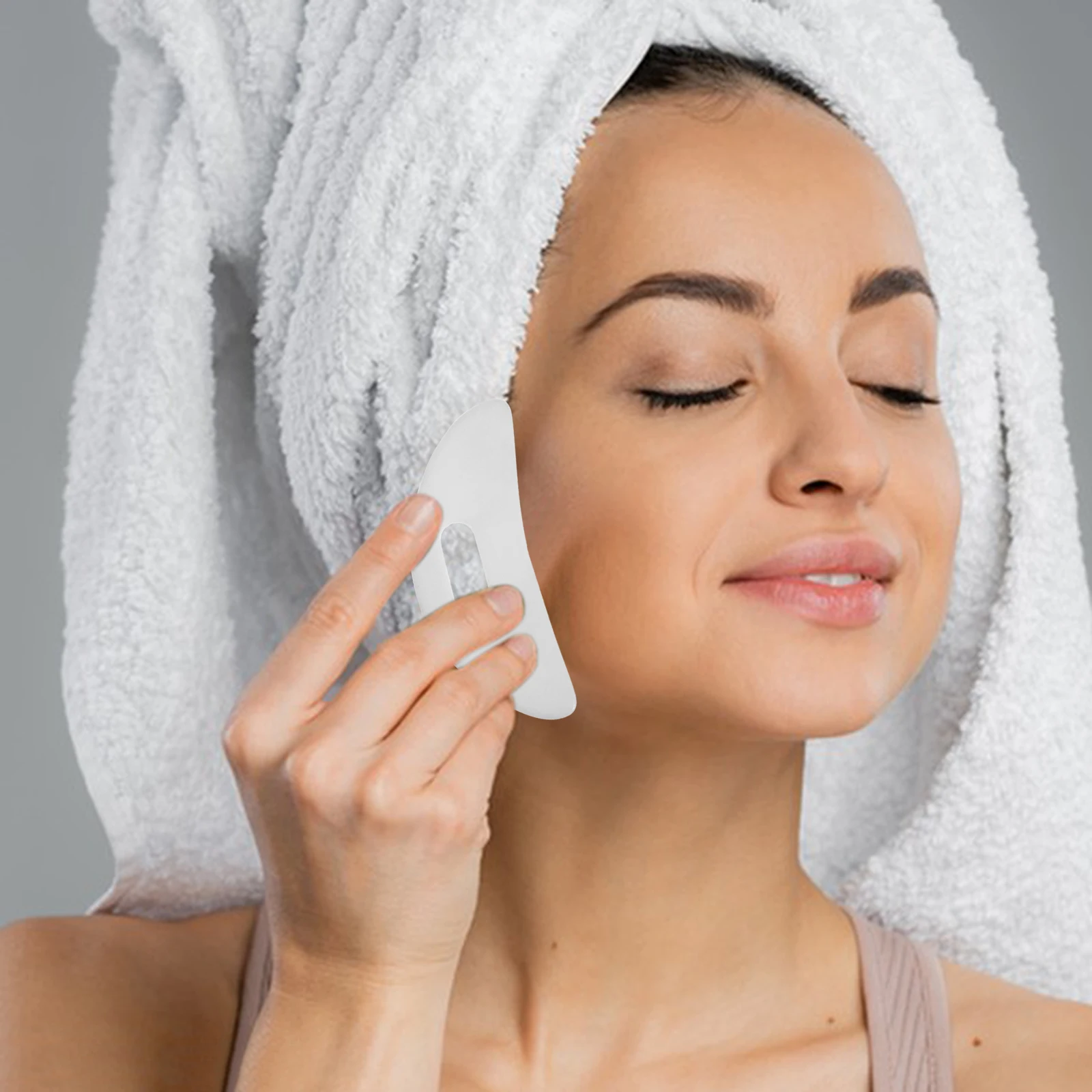 Facial Massage Handheld White Jade Scraping Boards Beauty Spa Body Tool Full Body Massager Tool
Facial Massage Handheld White Jade Scraping Boards Beauty Spa Body Tool Full Body Massager Tool
