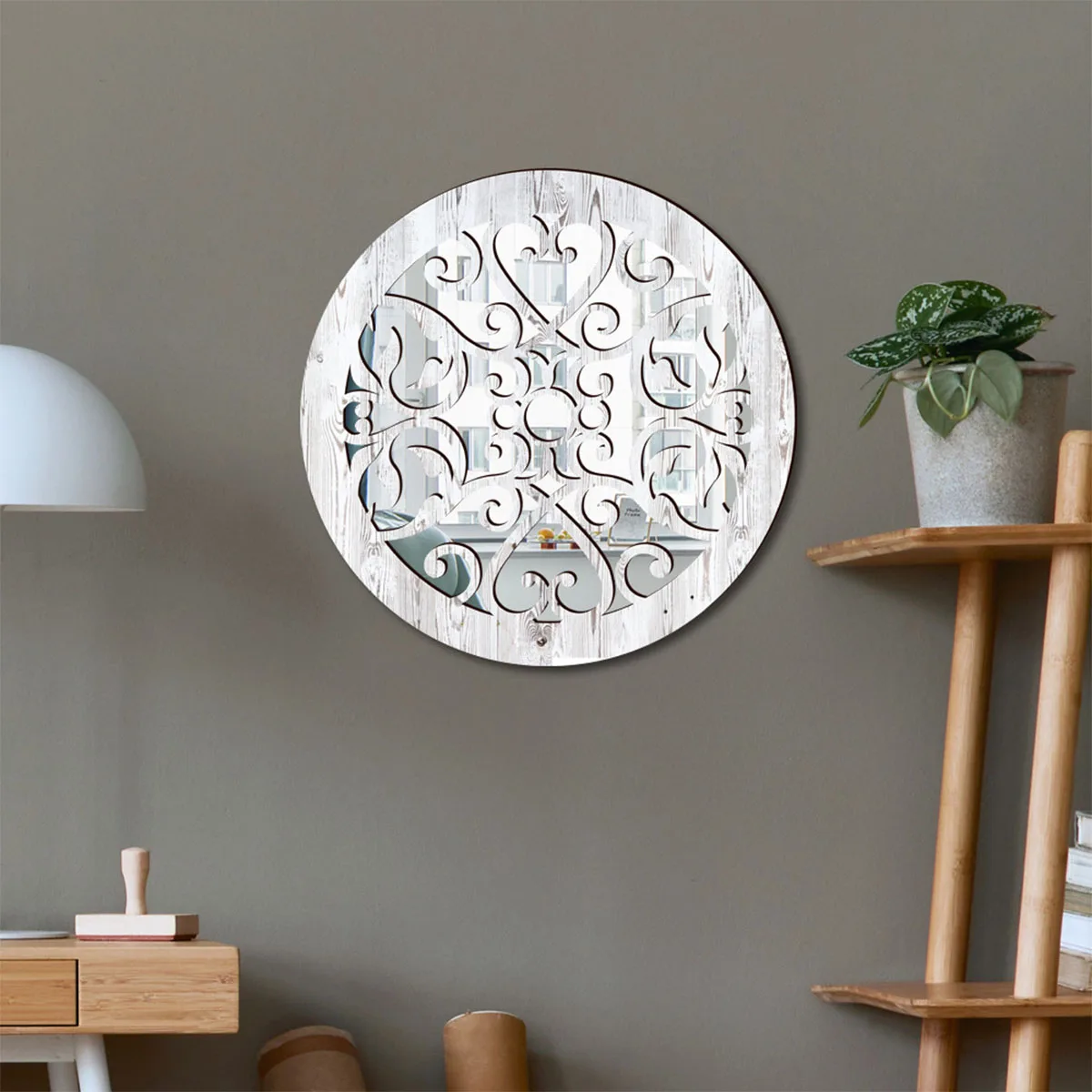 Farmhouse Living Room Bedroom Wall Decor Mirror, Rustic Wall Decoration Mirror Wood Window Frame Garden Corridor Home Decoration
Farmhouse Living Room Bedroom Wall Decor Mirror, Rustic Wall Decoration Mirror Wood Window Frame Garden Corridor Home Decoration