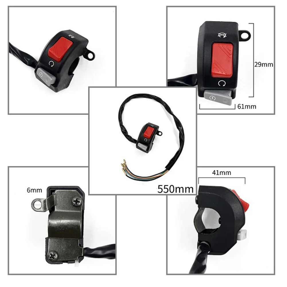 Motorcycle Switch Handlebar 24V 36V 48V Fog Headlight For Scooter Ebike Motorcycle Horn Start Switch High Quality
Motorcycle Switch Handlebar 24V 36V 48V Fog Headlight For Scooter Ebike Motorcycle Horn Start Switch High Quality