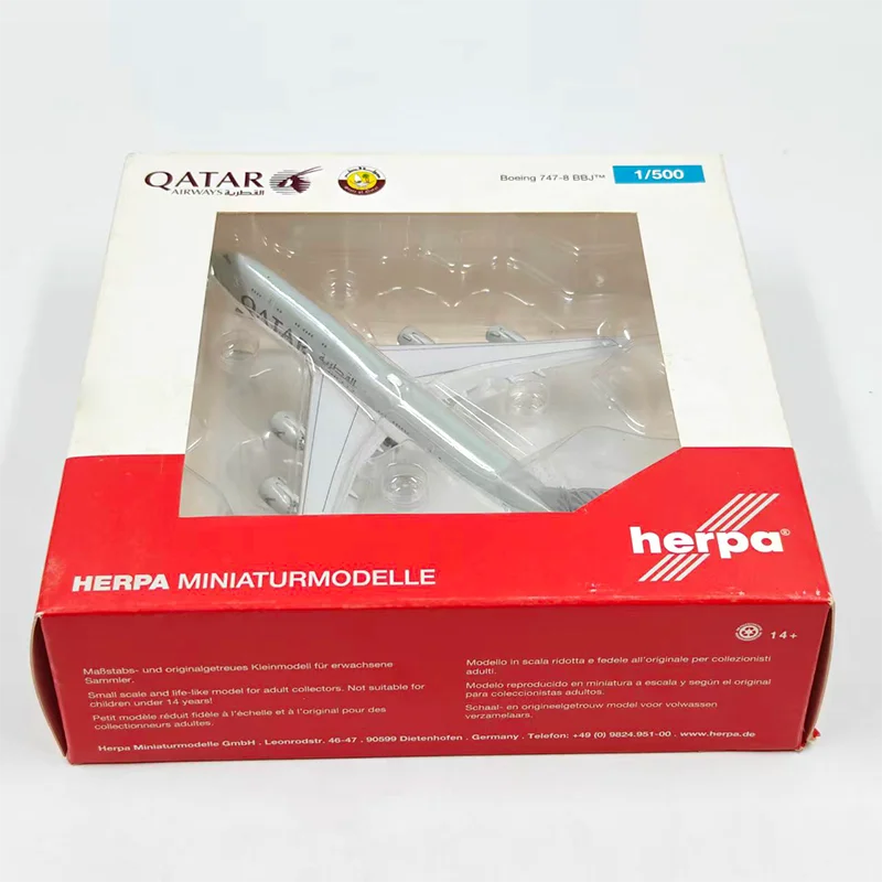 Модель самолета Herpa Diecast Alloy Boeing 747-8 BBJ 533935 в масштабе 1:500 для коллекции, демонстрации и в подарок
Модель самолета Herpa Diecast Alloy Boeing 747-8 BBJ 533935 в масштабе 1:500 для коллекции, демонстрации и в подарок