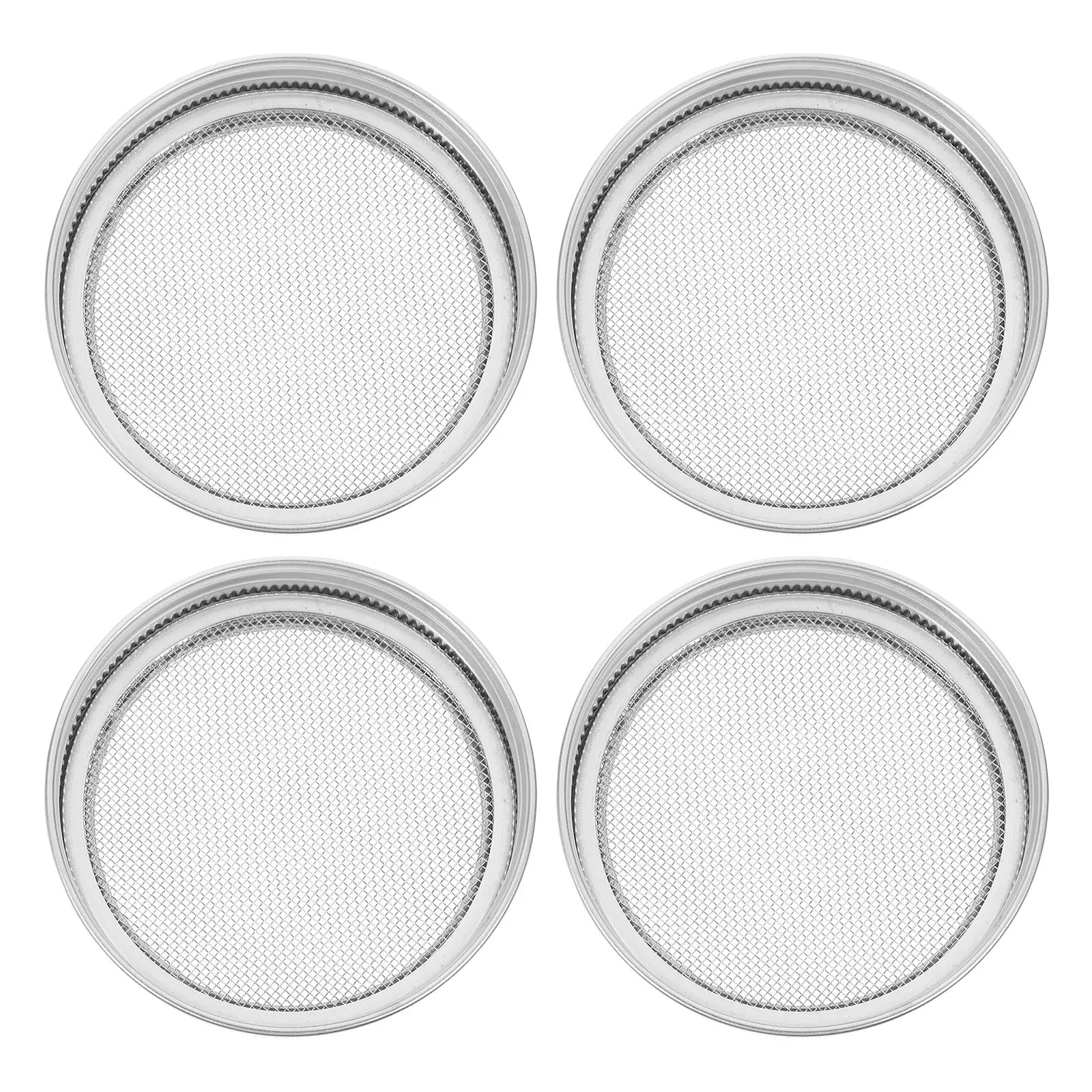 4Pcs Stainless Steel Sprouting Jar Lids Replacement Mesh Screen Lid for Wide Mouth Mason Jars Home Sprout Growing Kit
4Pcs Stainless Steel Sprouting Jar Lids Replacement Mesh Screen Lid for Wide Mouth Mason Jars Home Sprout Growing Kit