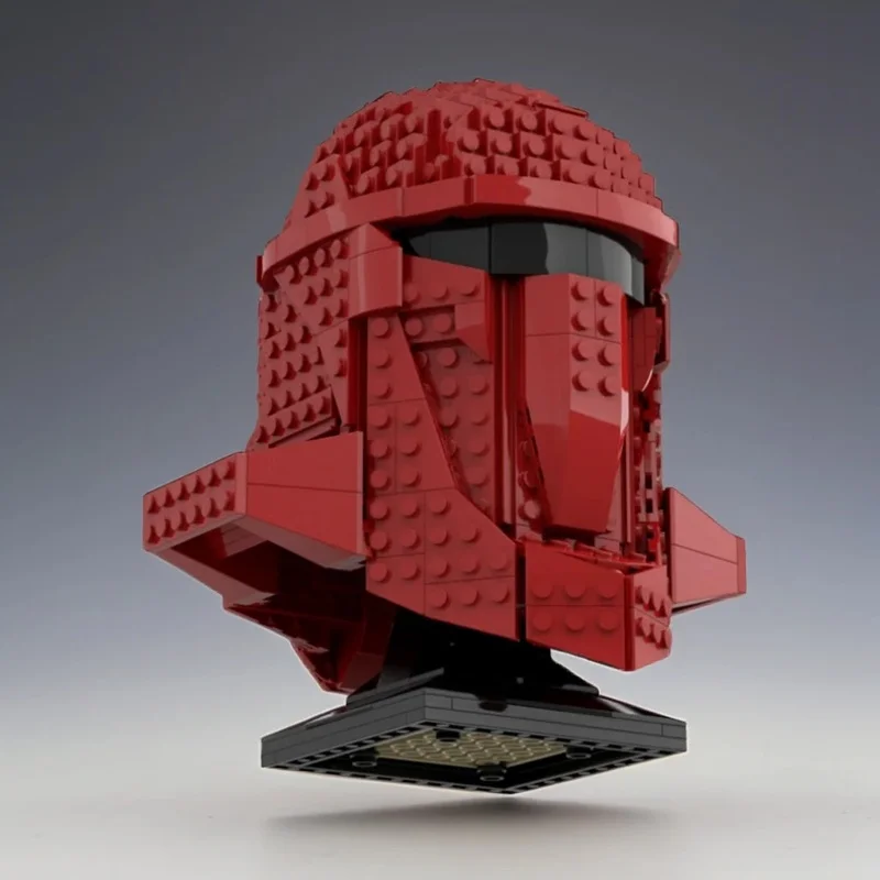 592PCS MOC Space Battle Galactic Empire Royal Guard Helmet Model Premium Display Assembly Building Blocks DIY Creative Gift Set
592PCS MOC Space Battle Galactic Empire Royal Guard Helmet Model Premium Display Assembly Building Blocks DIY Creative Gift Set