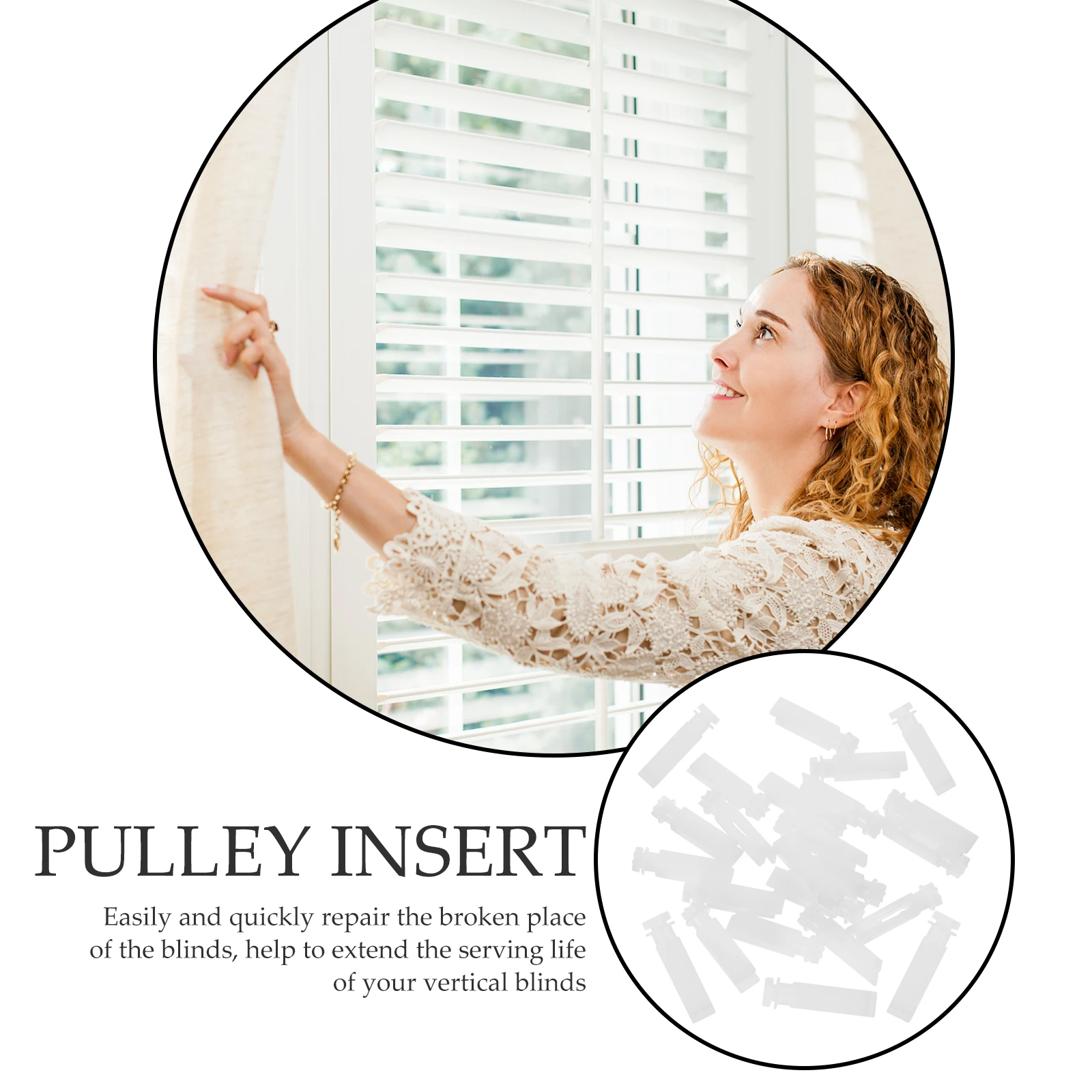 20pcs Vertical Blinds Replacement Parts White PP Stems Repair Pulley Attachments Blind Stem Replacements Extend Life Easy Apply
20pcs Vertical Blinds Replacement Parts White PP Stems Repair Pulley Attachments Blind Stem Replacements Extend Life Easy Apply