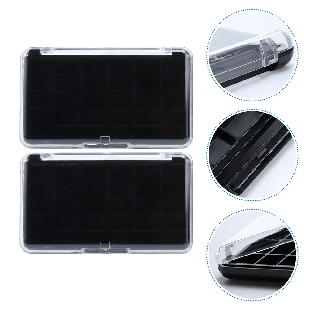 2 Pcs Empty Eye Shadow Box Eyeshadow Palettes Lipstick Plastic Case Makeup Tool Plate Blush for Cheeks Take Away
2 Pcs Empty Eye Shadow Box Eyeshadow Palettes Lipstick Plastic Case Makeup Tool Plate Blush for Cheeks Take Away