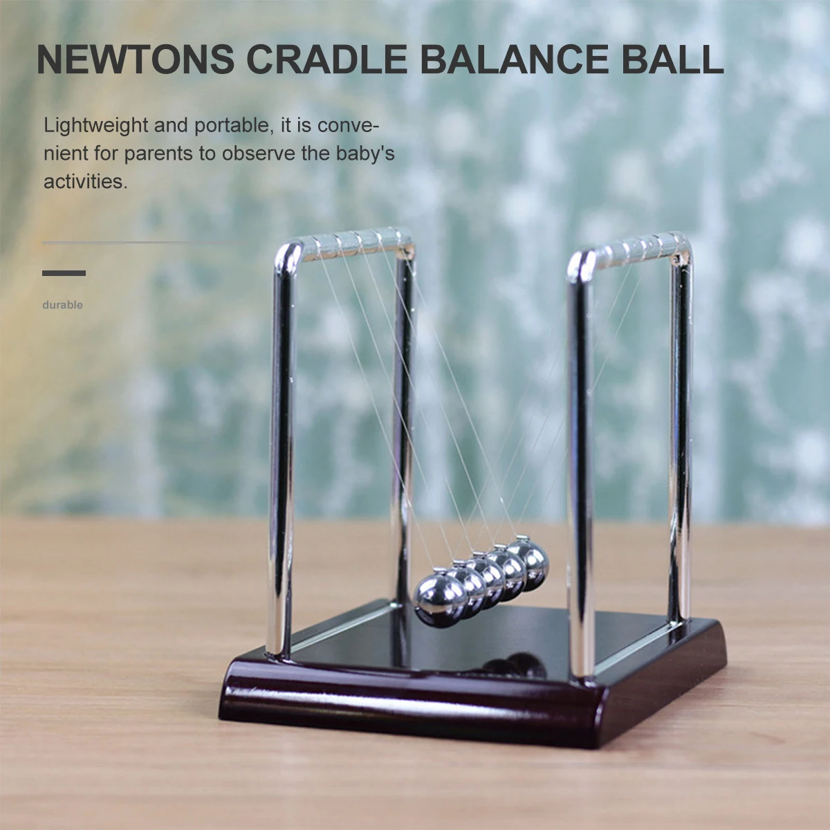 Newton Cradle Balance Balls Metal Physics Toys Scientific Desk Decor Home Office Study Bedroom Living Teaching
Newton Cradle Balance Balls Metal Physics Toys Scientific Desk Decor Home Office Study Bedroom Living Teaching