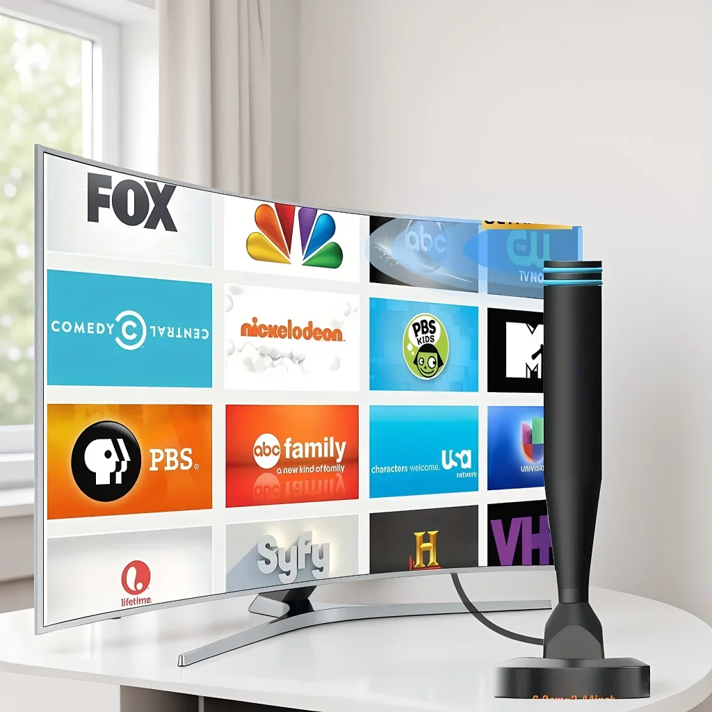 Newest Digital HDTV Antenna, Indoor Outdoor with Strong Magnetic Base, HD Reception Antenna for TV
Newest Digital HDTV Antenna, Indoor Outdoor with Strong Magnetic Base, HD Reception Antenna for TV