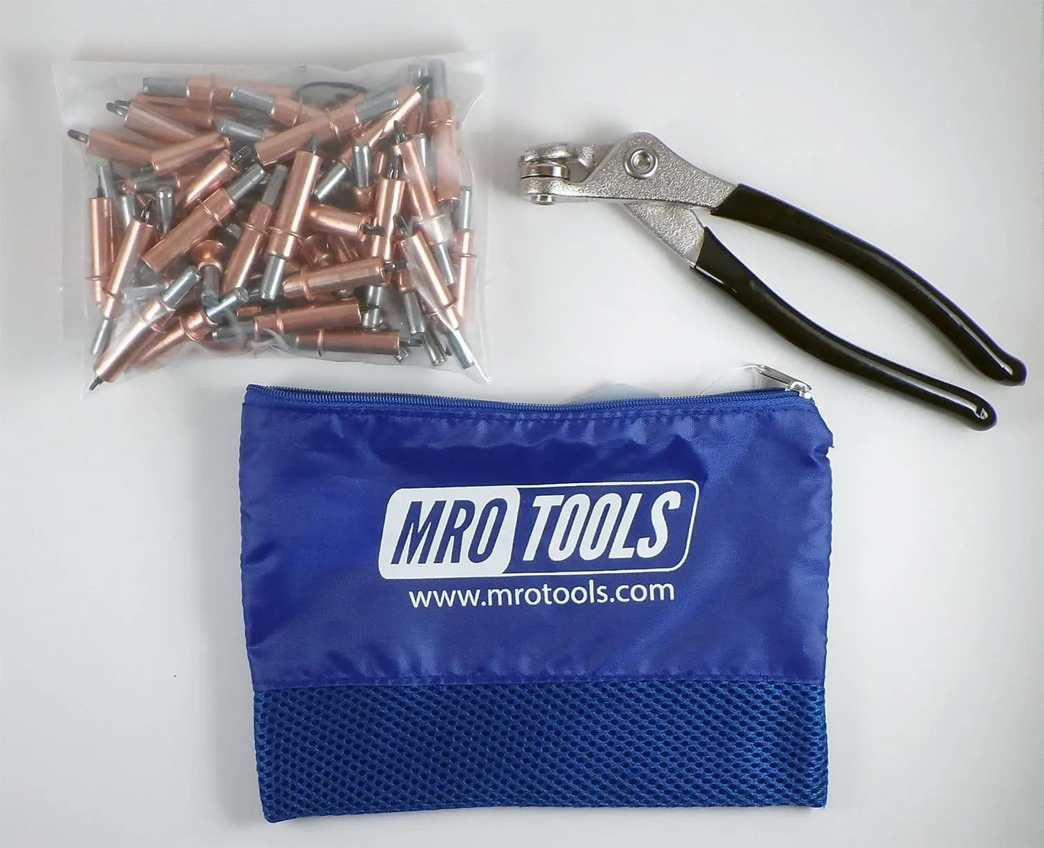 50 1/8 Inch Sheet Metal Fasteners with Pliers and Carry Bag for Easy Installation
50 1/8 Inch Sheet Metal Fasteners with Pliers and Carry Bag for Easy Installation