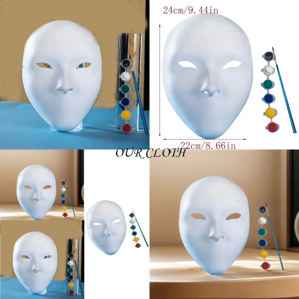 Nuo Operas Mask Set Diy Full Face Mask Plain White Mask Blank Paintable Mask Y1AC
Nuo Operas Mask Set Diy Full Face Mask Plain White Mask Blank Paintable Mask Y1AC