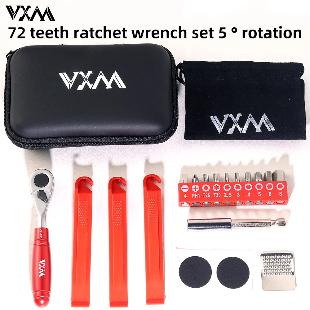 72 Tooth Bicycle Ratchet Wrench Tool Screwdriver Tire Repair Kit Light Weight Portable Bike Tools 
72 Tooth Bicycle Ratchet Wrench Tool Screwdriver Tire Repair Kit Light Weight Portable Bike Tools
