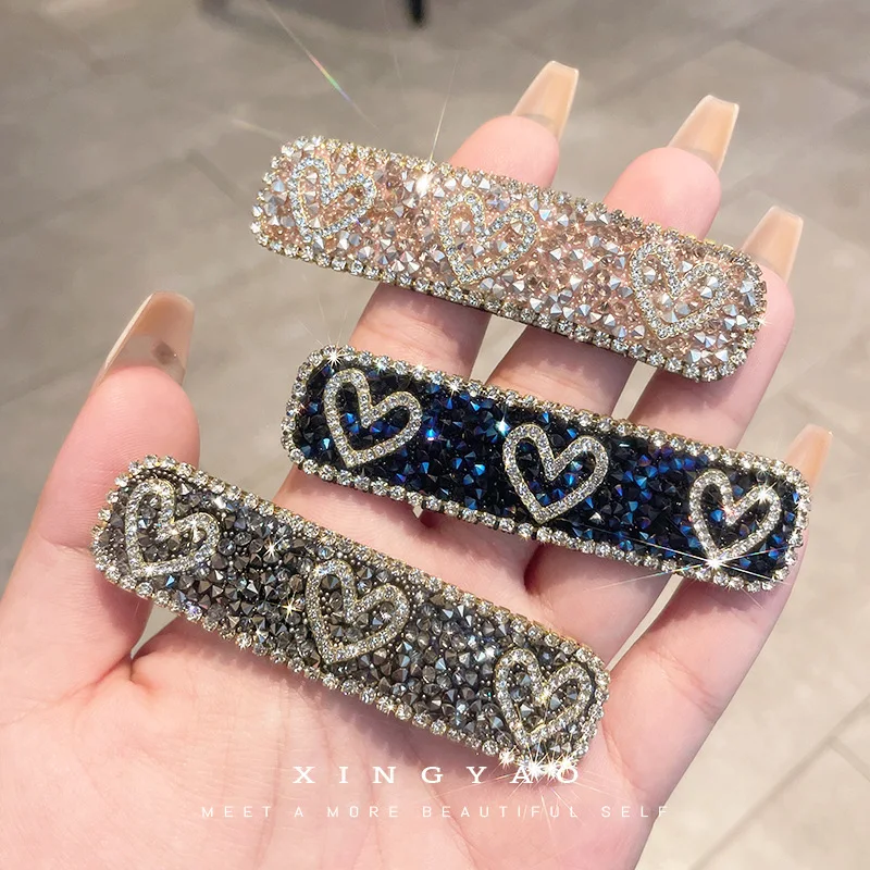 New Summer Romantic Love Exquisite Luxury Full Diamond Light Luxury High Sense Diamond Hairpin Bangs Clip Broken Hairpin
New Summer Romantic Love Exquisite Luxury Full Diamond Light Luxury High Sense Diamond Hairpin Bangs Clip Broken Hairpin