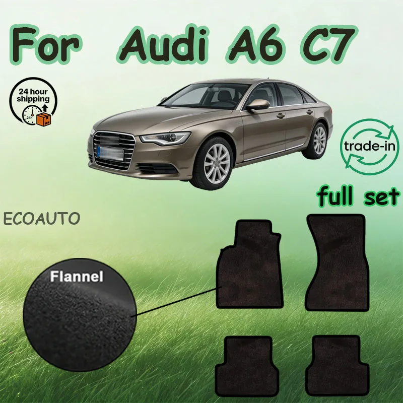 Фланелевые коврики для Audi A6 C7 4G 2012~2018 2013 2014, автомобильные напольные коврики, накладки на пол, ковры, покрытия, наклейки, аксессуары для авто
Фланелевые коврики для Audi A6 C7 4G 2012~2018 2013 2014, автомобильные напольные коврики, накладки на пол, ковры, покрытия, наклейки, аксессуары для авто