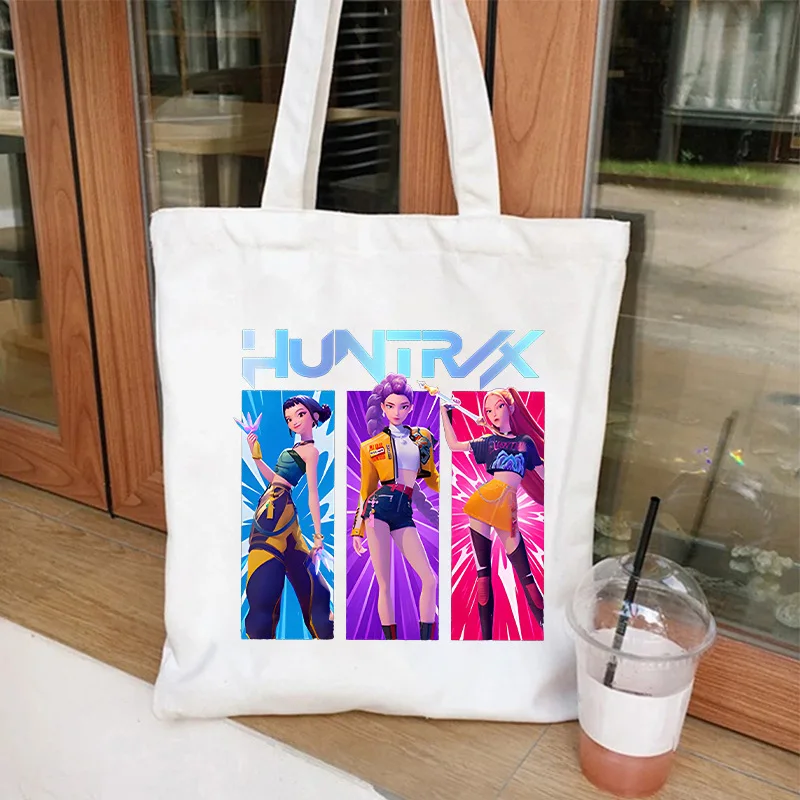 KPop Demon Hunterss сумки на плечо для девочек Kawaii аниме холщовая сумка большой вместимости модные сумки через плечо милая сумка подарок на день рождения
KPop Demon Hunterss сумки на плечо для девочек Kawaii аниме холщовая сумка большой вместимости модные сумки через плечо милая сумка подарок на день рождения