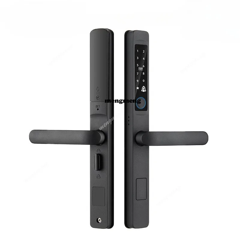 Умный замок для знаменитых апартаментов, для солнечных комнат, с терморазрывом, алюминиевый, с паролем, ручка из нержавеющей стали, узкий, с функцией распознавания отпечатков пальцев
Умный замок для знаменитых апартаментов, для солнечных комнат, с терморазрывом, алюминиевый, с паролем, ручка из нержавеющей стали, узкий, с функцией распознавания отпечатков пальцев