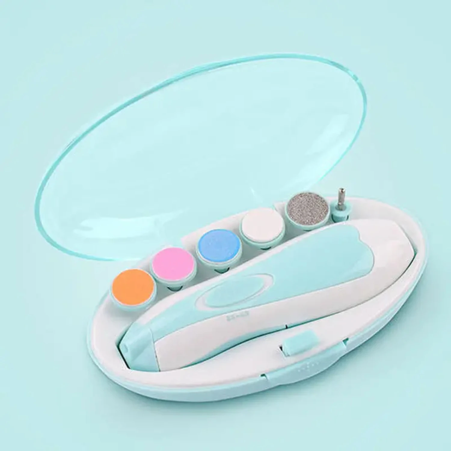 Safe, Gentle, and Light Electric Baby Nail Trimmer - Precise and Easy Nail Care Kit for Newborns and Toddlers, Clipper for Babie
Safe, Gentle, and Light Electric Baby Nail Trimmer - Precise and Easy Nail Care Kit for Newborns and Toddlers, Clipper for Babie