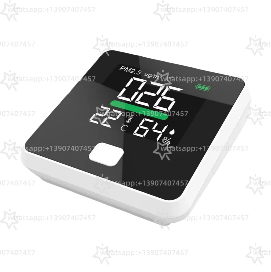 DM103B /DM103B-WIFI 3-in-1 PM2.5 Monitor 0-999µg/m³ Home Air Quality Monitor for PM2.5 Temperature and Humidity
DM103B /DM103B-WIFI 3-in-1 PM2.5 Monitor 0-999µg/m³ Home Air Quality Monitor for PM2.5 Temperature and Humidity