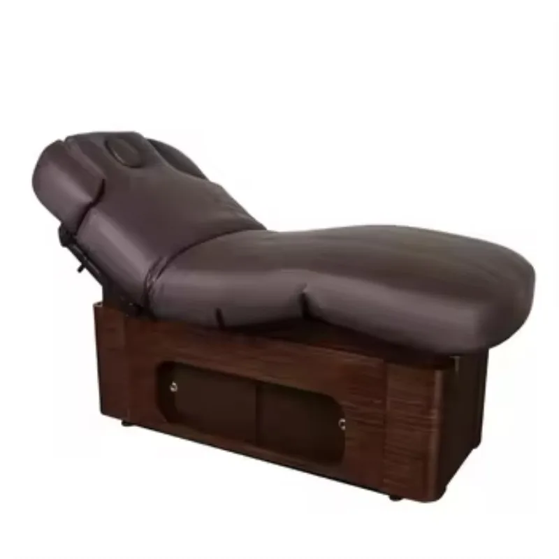 Electric Traditional Style Massage Table with Storage Drawers Wooden Base Spa Bed for Facial and Massage Treatment
Electric Traditional Style Massage Table with Storage Drawers Wooden Base Spa Bed for Facial and Massage Treatment