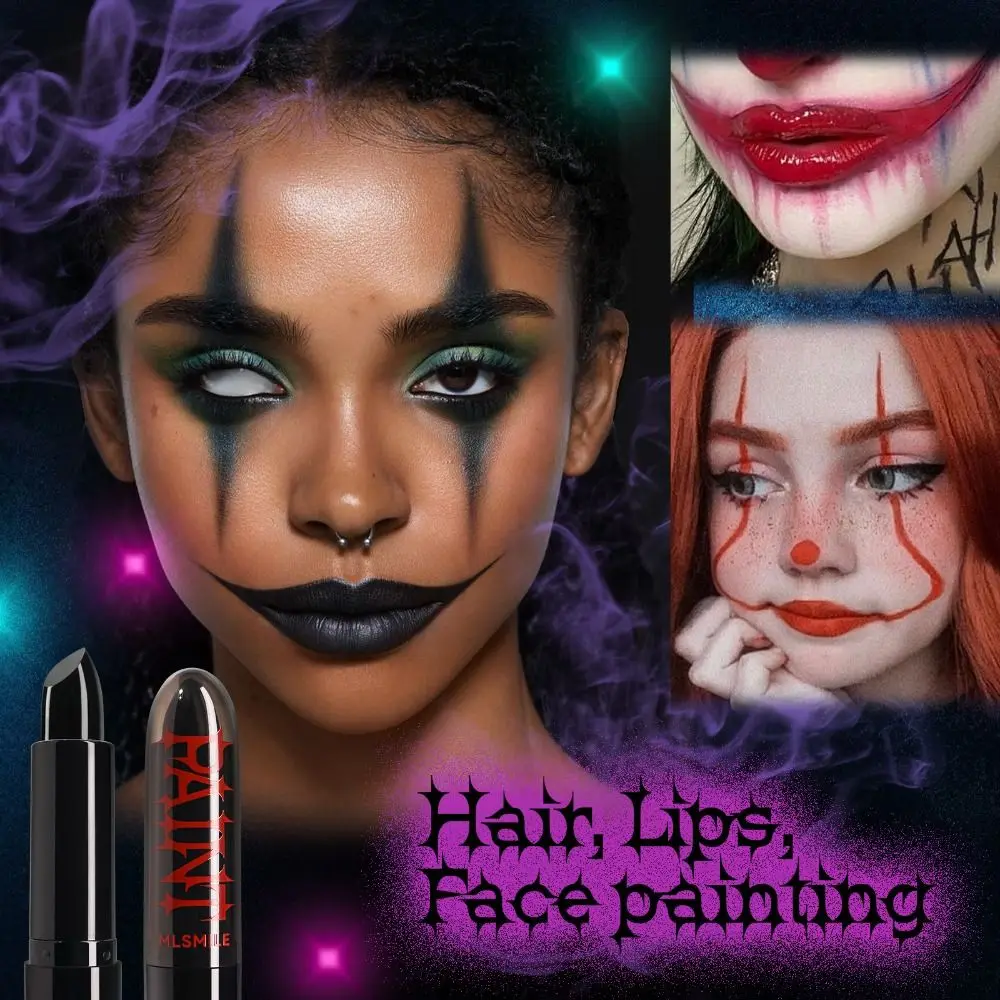 3 Pcs Waterproof Face Body Paint Stick Securely Retro Halloween Lipstick Matte Long-lasting 8 Colors Lip Gloss Clown Cosplay
3 Pcs Waterproof Face Body Paint Stick Securely Retro Halloween Lipstick Matte Long-lasting 8 Colors Lip Gloss Clown Cosplay