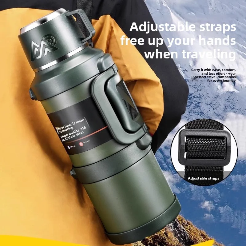 Car Large Thermos -1.7L/2.0L/2.5L Stainless Steel Thermos, Suitable for Travel, Camping Super Large Vacuum Insulati
Car Large Thermos -1.7L/2.0L/2.5L Stainless Steel Thermos, Suitable for Travel, Camping Super Large Vacuum Insulati