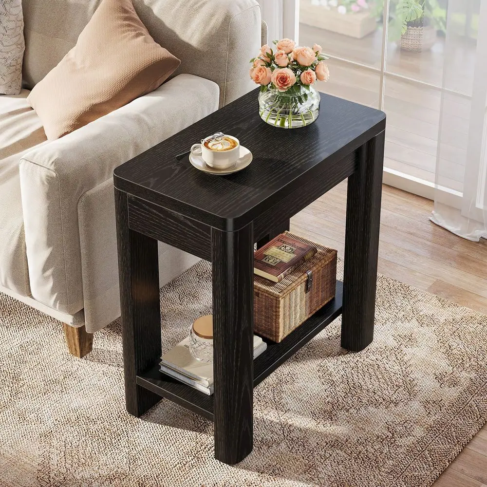 End Table, Side Table With Storage Shelf Farmhouse Wooden Bedside Table, Small Narrow Accent Furniture For Living Room, Bedroom
End Table, Side Table With Storage Shelf Farmhouse Wooden Bedside Table, Small Narrow Accent Furniture For Living Room, Bedroom