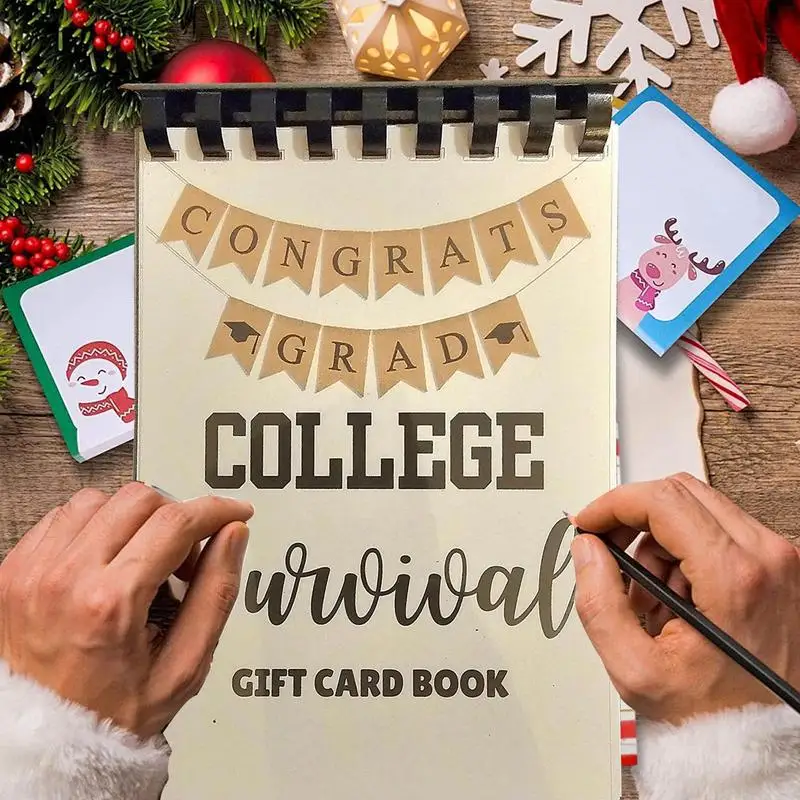 College Card Holder Book Paper Graduation Card Organizer High School Graduation Survival Booklet For Students Birthday Keepsake
College Card Holder Book Paper Graduation Card Organizer High School Graduation Survival Booklet For Students Birthday Keepsake