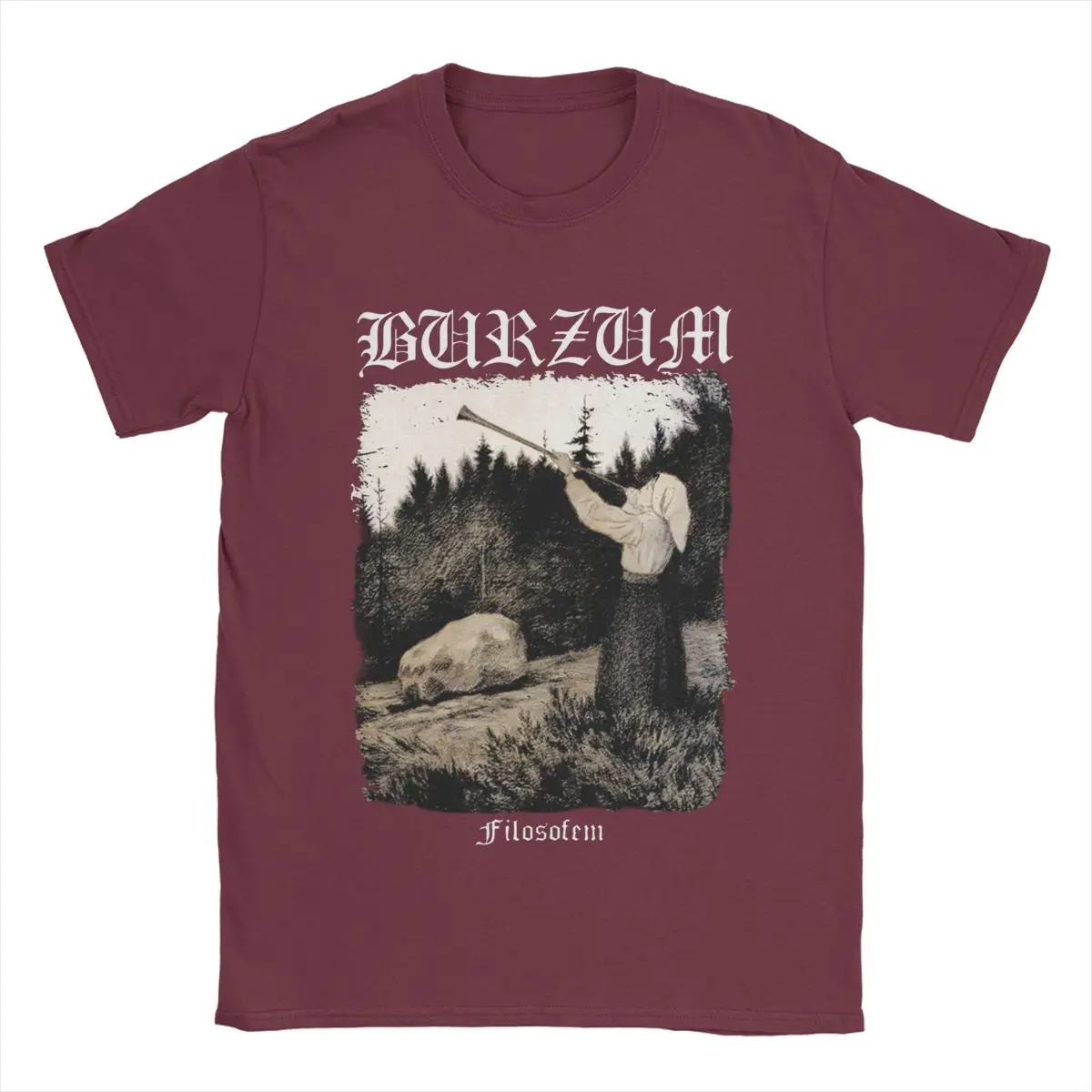 Burzum Blow The Trumpet T Shirt Men's Cotton T-Shirt Crew Neck Tees Short Sleeve Clothing Summer Men Women Casual Fashion Tee
Burzum Blow The Trumpet T Shirt Men's Cotton T-Shirt Crew Neck Tees Short Sleeve Clothing Summer Men Women Casual Fashion Tee