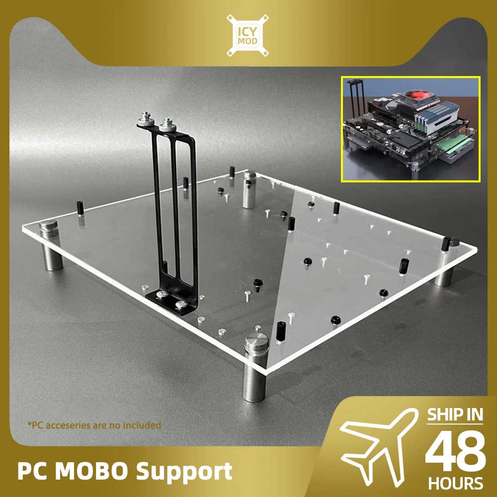 MOBO Platform Computer Chassis Accessories Transparent Single Board Motherboard Bracket ATX Open Case M-ATX Motherboard/ITX
MOBO Platform Computer Chassis Accessories Transparent Single Board Motherboard Bracket ATX Open Case M-ATX Motherboard/ITX