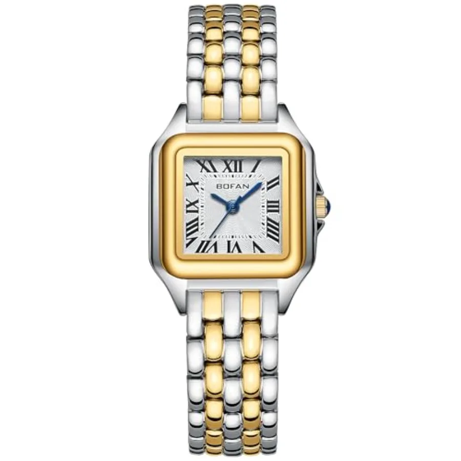 Small Gold Watches for Women Easy Reader Ladies Quartz Wrist Watch with Stainless Steel Band, Roman Dial, Water Resistant, Brac
Small Gold Watches for Women Easy Reader Ladies Quartz Wrist Watch with Stainless Steel Band, Roman Dial, Water Resistant, Brac