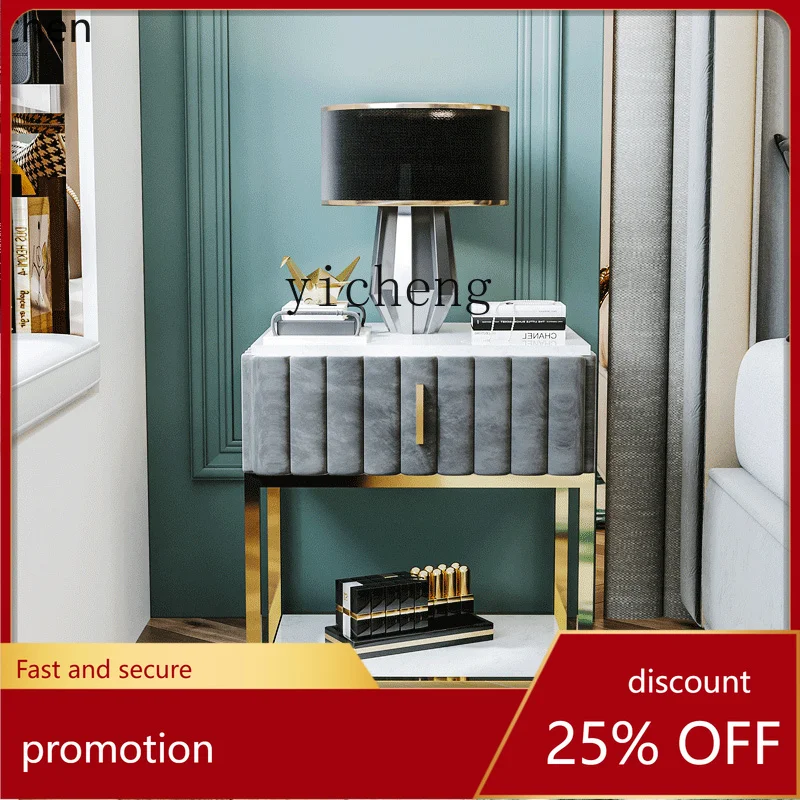 ZML light luxury bedside table round modern simple bedroom locker marble sofa edge few
ZML light luxury bedside table round modern simple bedroom locker marble sofa edge few