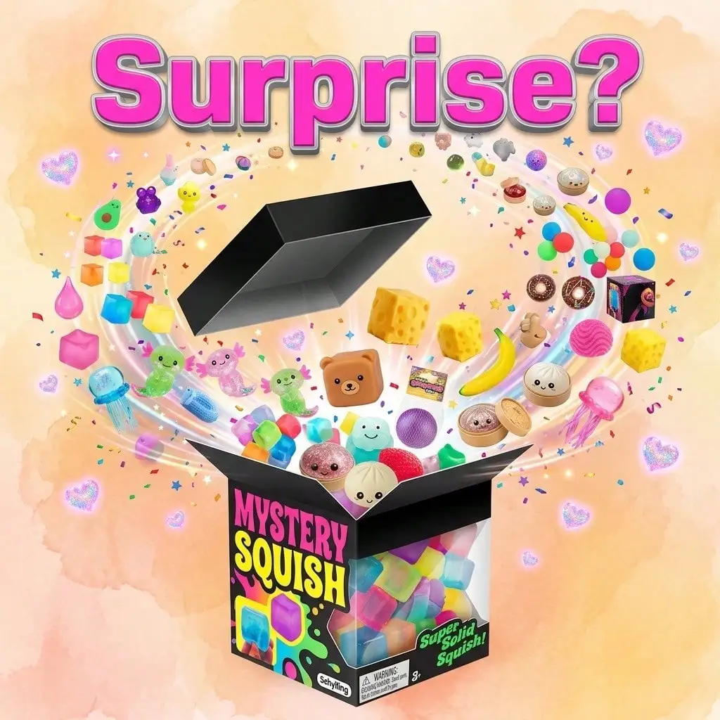 Tender Lovely Squishy Blind Box – 3 Independent Random Draws (Min. 2 Items, Up To 5 Possible) Soft Mystery Set
Tender Lovely Squishy Blind Box – 3 Independent Random Draws (Min. 2 Items, Up To 5 Possible) Soft Mystery Set