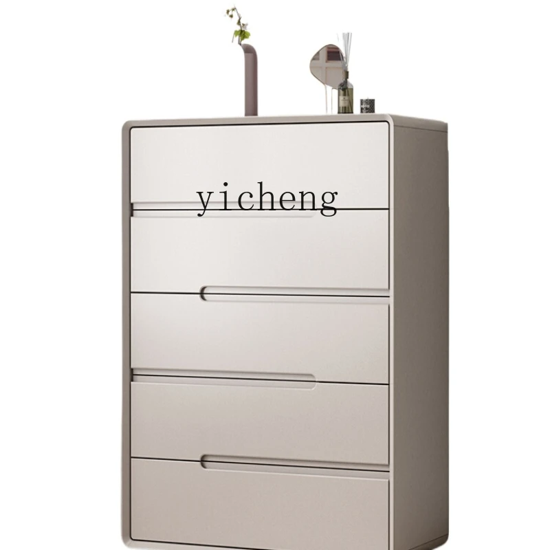 ZK Cream Style Solid Wood Chest of Drawers Minimalist Light Luxury Bedroom Modern Living Room Storage Organizer Cabinet
ZK Cream Style Solid Wood Chest of Drawers Minimalist Light Luxury Bedroom Modern Living Room Storage Organizer Cabinet