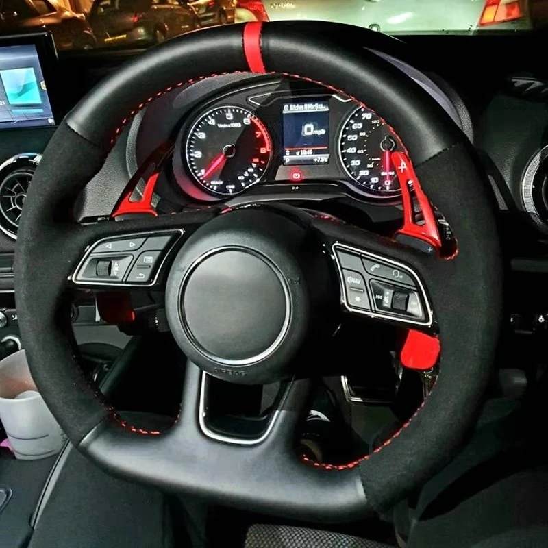 Противоскользящий мягкий замшевый чехол на руль автомобиля для Audi A4l A6l A3 A5 Q5l Q3 Q7 A8 TT Q2l кожаная оплетка для рулевого колеса
Противоскользящий мягкий замшевый чехол на руль автомобиля для Audi A4l A6l A3 A5 Q5l Q3 Q7 A8 TT Q2l кожаная оплетка для рулевого колеса