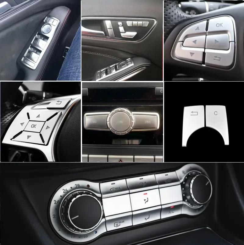 Для Mercedes Benz GLA CLA200 A180 A B Class дверной подъемник, кнопка окна, отделка, внутренние наклейки, рулевое колесо, центральное управление
Для Mercedes Benz GLA CLA200 A180 A B Class дверной подъемник, кнопка окна, отделка, внутренние наклейки, рулевое колесо, центральное управление