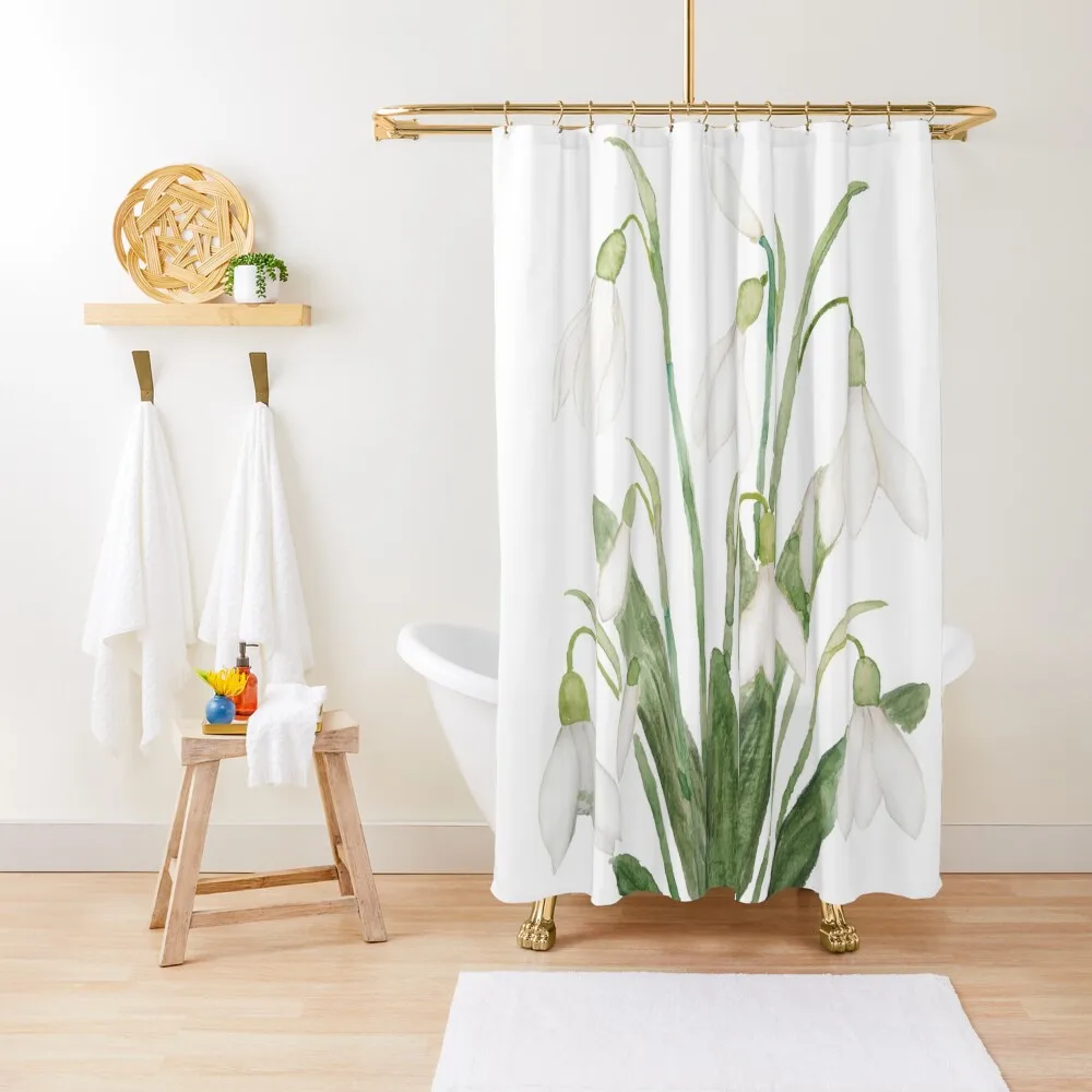 white snowdrop flower botanical watercolor painting Shower Curtain Cute Shower Shower Set Curtain
white snowdrop flower botanical watercolor painting Shower Curtain Cute Shower Shower Set Curtain