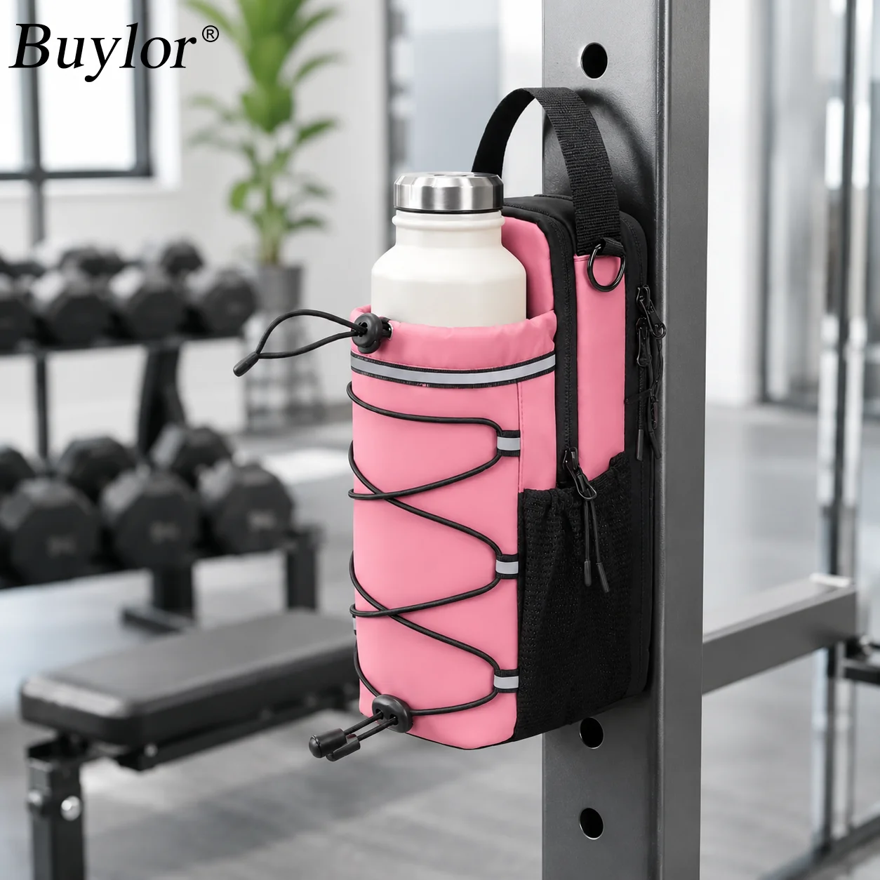 Reflective Magnetic Water Bottle Bag Sling Carrier with 3 Magnets for 46oz Bottles for Gym Outdoor Hiking Sports Night Running
Reflective Magnetic Water Bottle Bag Sling Carrier with 3 Magnets for 46oz Bottles for Gym Outdoor Hiking Sports Night Running