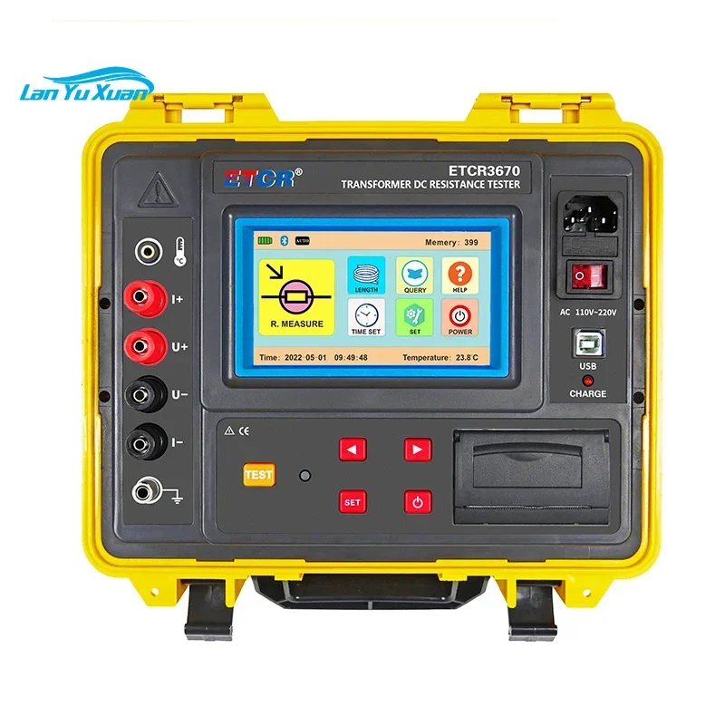 ETCR3670 Precision Four-Wire Measurement for Accurate Testing DC Resistance Tester
ETCR3670 Precision Four-Wire Measurement for Accurate Testing DC Resistance Tester