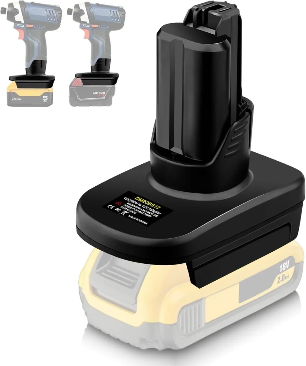 for Dewalt to for Bosch 12V Battery Adapter for Dewalt 20V for Milwaukee 18V Li-ion Battery Convert to for Bosch 12V Power Tool
for Dewalt to for Bosch 12V Battery Adapter for Dewalt 20V for Milwaukee 18V Li-ion Battery Convert to for Bosch 12V Power Tool