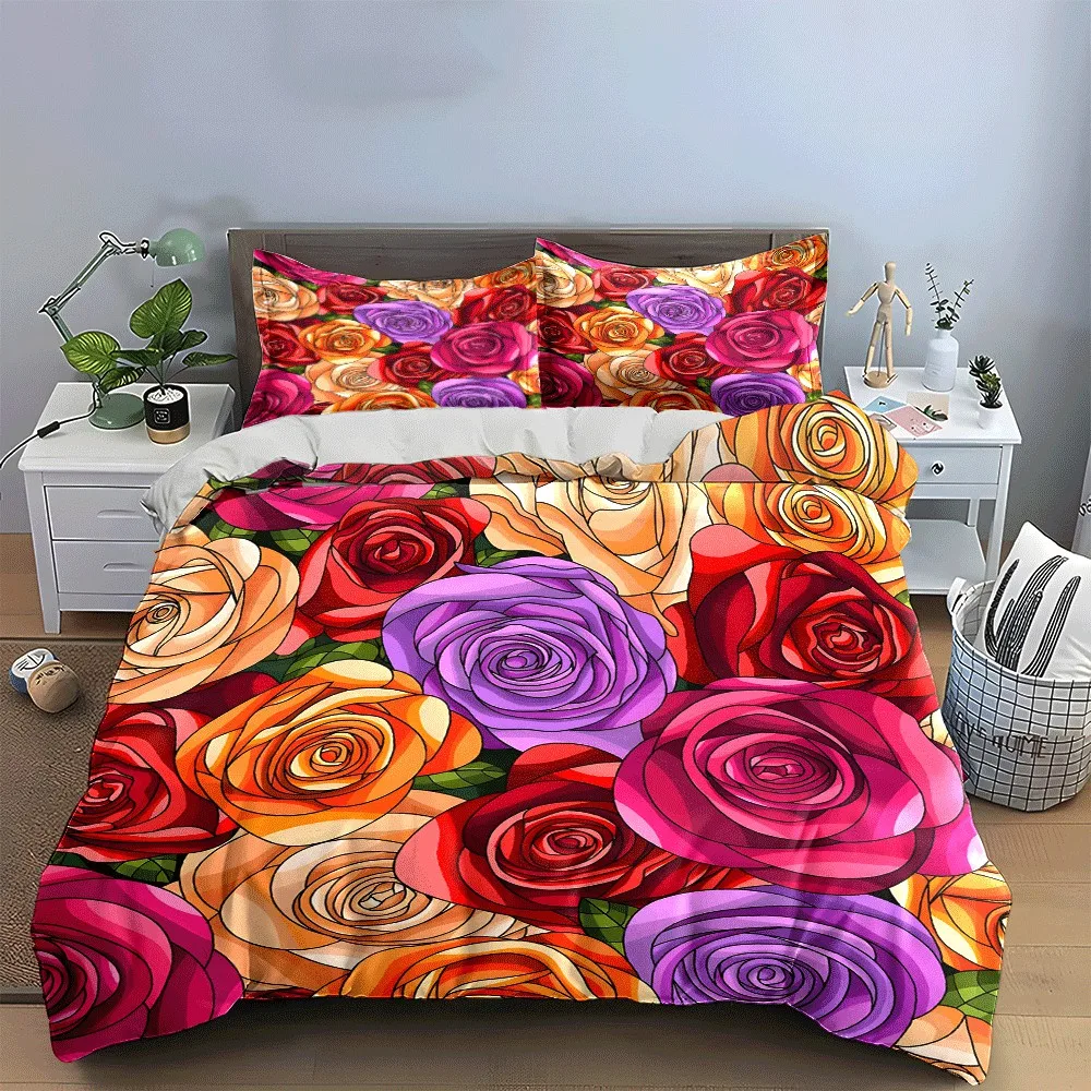 Floral Pattern Three-Piece Set Design Exquisite three-piece bedding set gift for kids and adults
Floral Pattern Three-Piece Set Design Exquisite three-piece bedding set gift for kids and adults