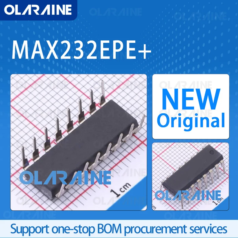 1/5/10Pcs MAX232EPE+ PDIP-16 original 100% New ic chip RS-232 interface RoHS Data rate 120 kbit/s Voltage-5.5 V
1/5/10Pcs MAX232EPE+ PDIP-16 original 100% New ic chip RS-232 interface RoHS Data rate 120 kbit/s Voltage-5.5 V