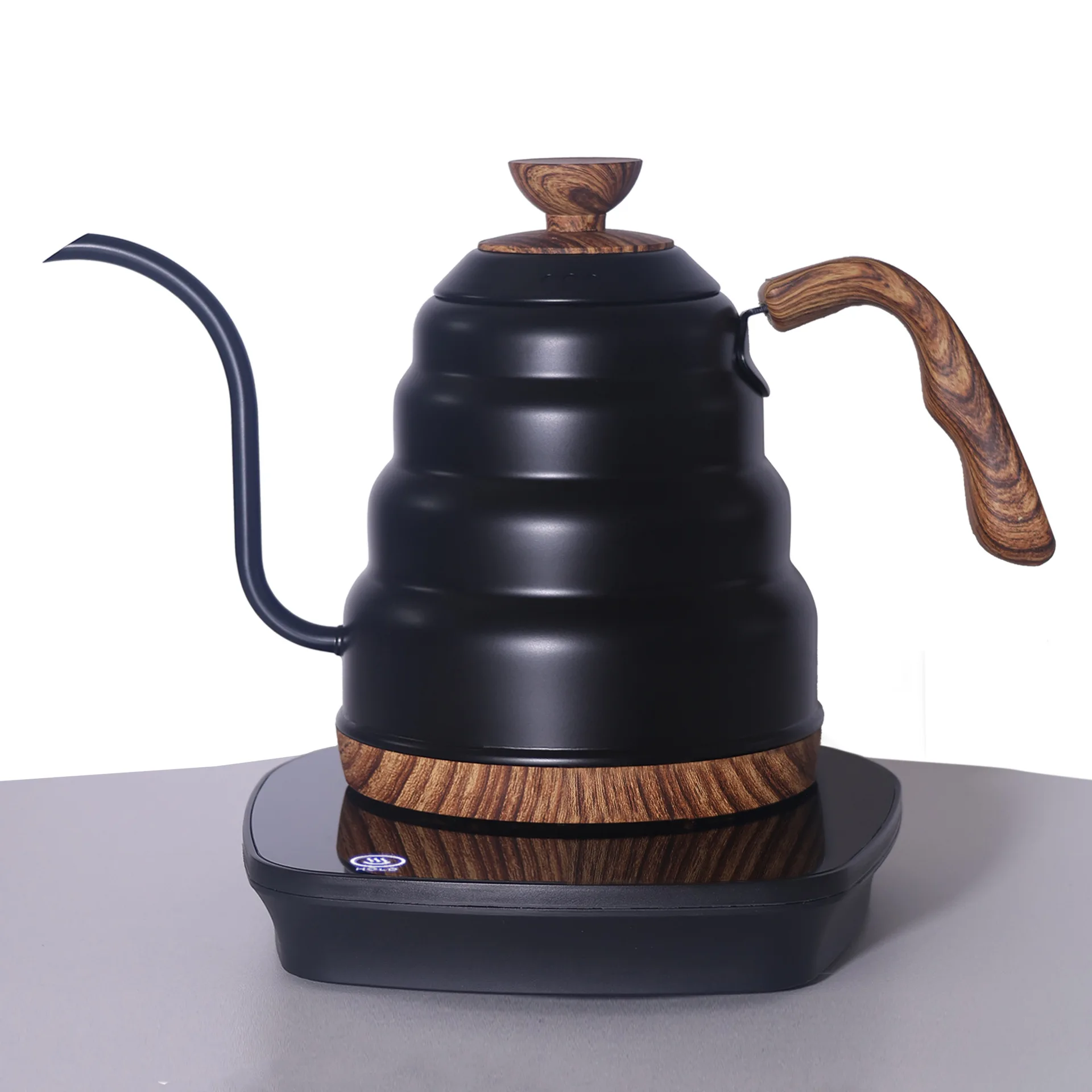 Intelligent temperature control hand brewed coffee stainless steel slender spout electric hot water household tea boiling kettle
Intelligent temperature control hand brewed coffee stainless steel slender spout electric hot water household tea boiling kettle