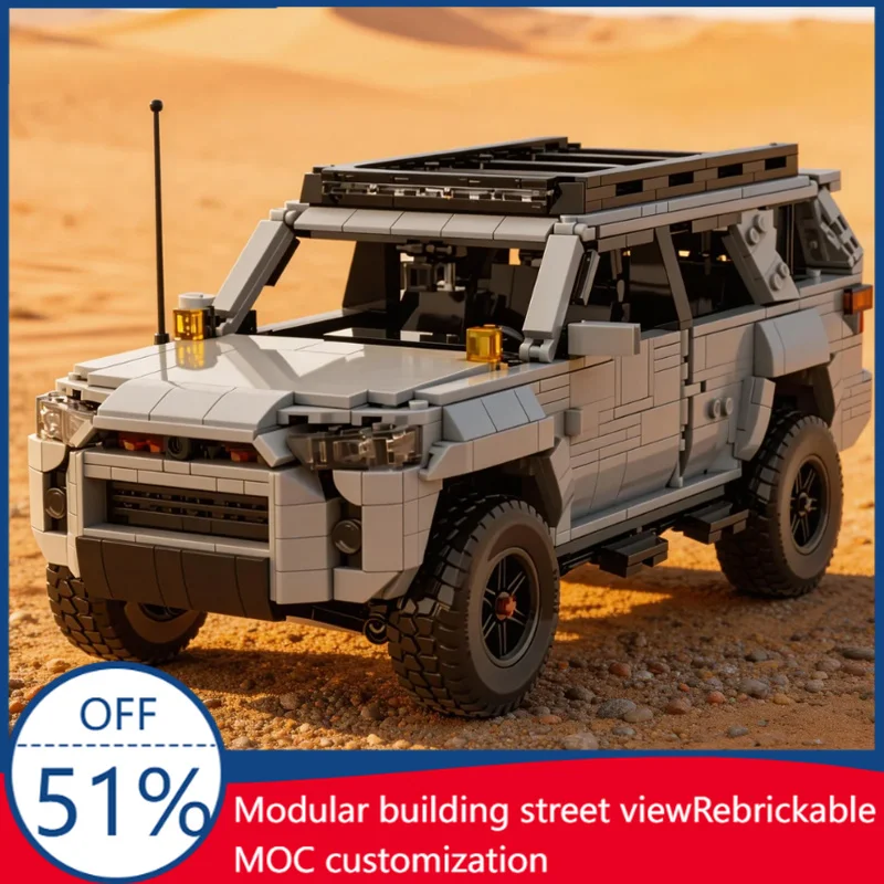 1410 Parts MOC Off-Road SUV Model Building Blocks Bricks Children Educational Assembly Toys Boy Birthday Creative Display Gifts
1410 Parts MOC Off-Road SUV Model Building Blocks Bricks Children Educational Assembly Toys Boy Birthday Creative Display Gifts
