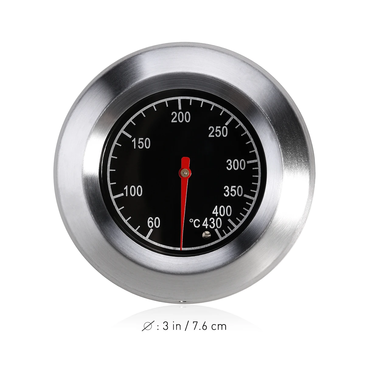 Stainless Steel Thermometer Celsius Temperature Gauge BBQ Smoker Grill Barbecue Silver Oven Pit
Stainless Steel Thermometer Celsius Temperature Gauge BBQ Smoker Grill Barbecue Silver Oven Pit