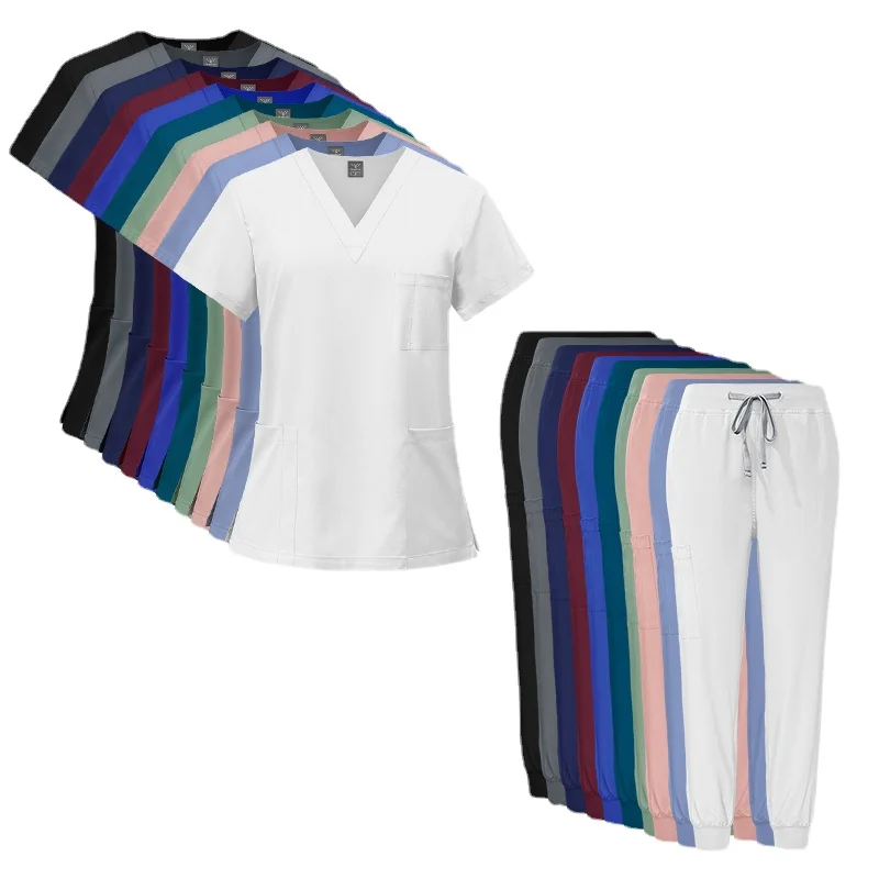 Factory Hospital Jacket Stretch Rayon Spandex Anti Wrinkle Nursing Uniform Medical Scrub Nurse Set
Factory Hospital Jacket Stretch Rayon Spandex Anti Wrinkle Nursing Uniform Medical Scrub Nurse Set